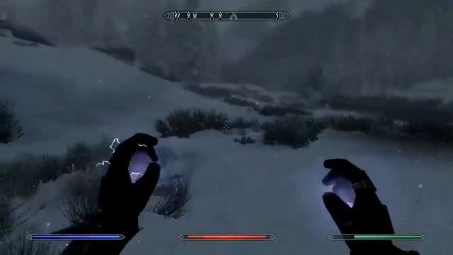 Ger Skyrim - Battlemage Legendary - no physical weapons Part 11