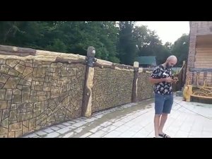 Оформление фасада дома  Декор стен  Сочи . Мастер Абрамян Грач.