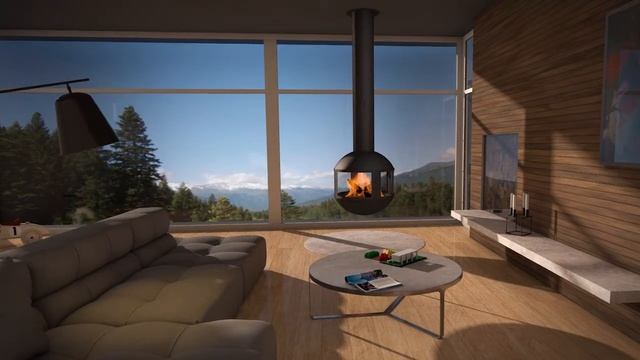 Камин Agorafocus 630 в дизайне 3D модель смотреть онлайн