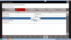 Porsche Piwis 3 language change and mode change
