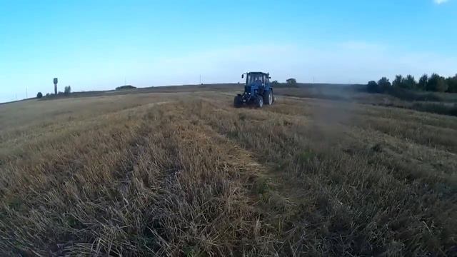 Самодельный мульчер  соломы в рядах