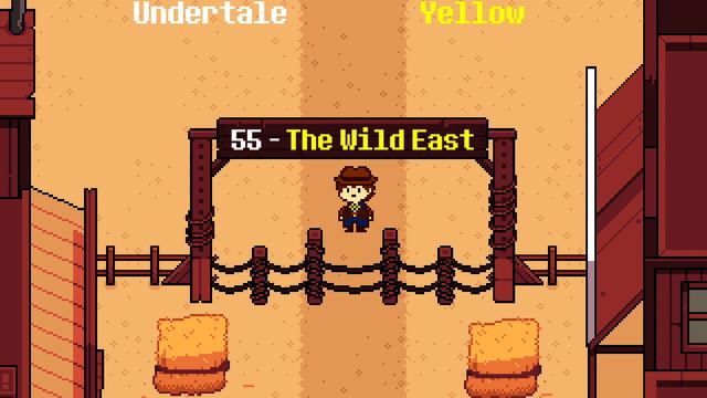 Undertale Yellow - 055 The Wild East (15 minute loop) смотреть онлайн