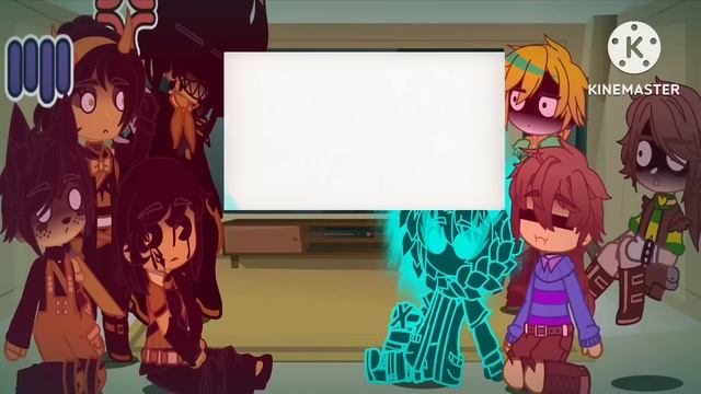 BATDR and Undertale React to Bendy Vs Sans // all // смотреть онлайн