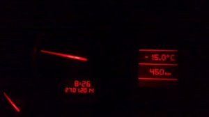 Запуск Audi А4 в мороз -15