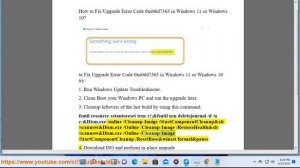 Fix Update Error Code 0xe06d7363 in Windows 11/10