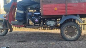 Муравей с двигателем от мотоблока