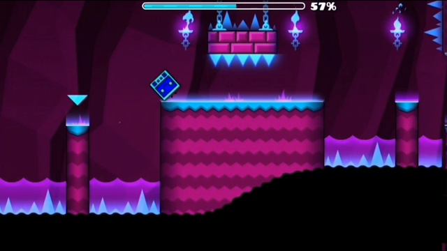 Прохождение уровня viking arena в geometry Dash
