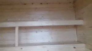 Хозблок для дачи двухсекционный с дровником