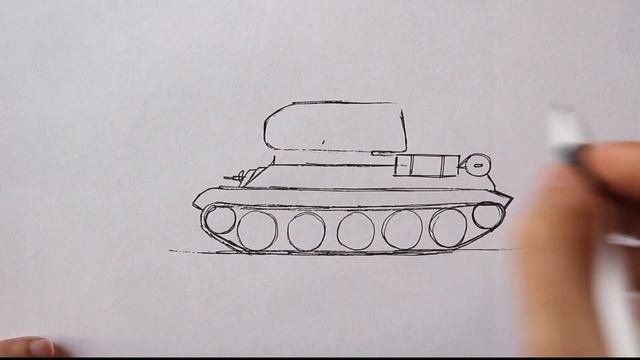How To Draw A Tank | For Beginners