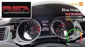 VW Jetta 1.4 TSI DSG RSA Stage1 | 125hp 200nm to 160hp 260nm | 100 - 200 km/h Acceleration |