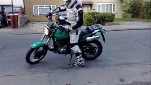 honda slr 650 - Honda SLR 650 not even mini wheelie