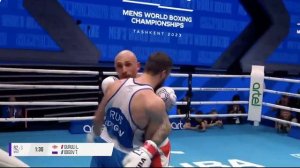 10-05-2023 (67kg) БОЙ ЛАШИ ГУРУЛИ В ТАШКЕНТЕ НА ЧЕМПИОНАТЕ МИРА ПО БОКСУ ПРОТИВ БОКСЁРА  ИЗ  РОССИИ