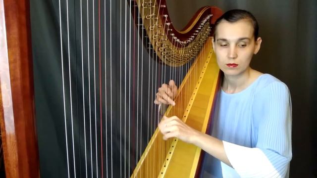 "Вечная любовь" из к/ф "Тегеран-43" (harp cover) смотреть онлайн