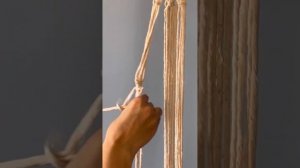 Подвес для кашпо макраме за 40 минут! Для новичков!