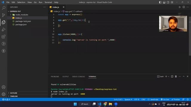 Creating a Node.js Express App from Scratch | Step-by-Step Tutorial