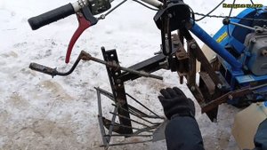 Обзор навески для Мотоблока с адаптером.