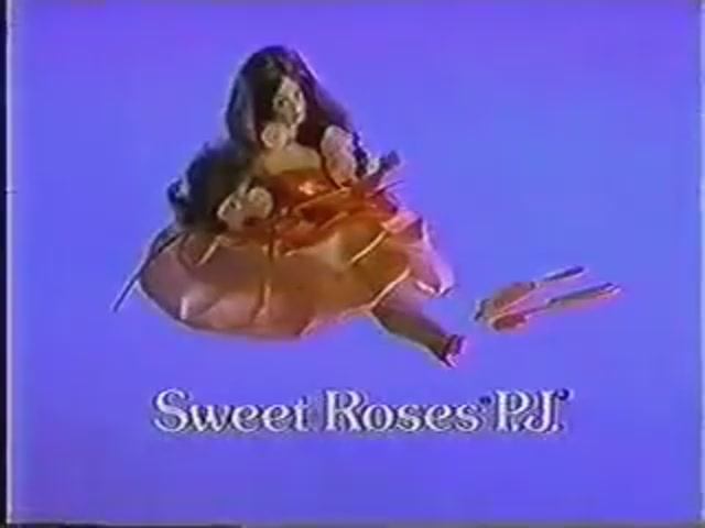 1983 Реклама куклы Барби Маттел "Розы" Barbie PJ Sweet roses