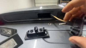 Замена подсветки номера на Led пассат