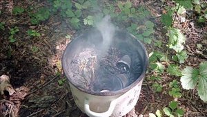 Обжиг меди бездымным способом 1.07.22