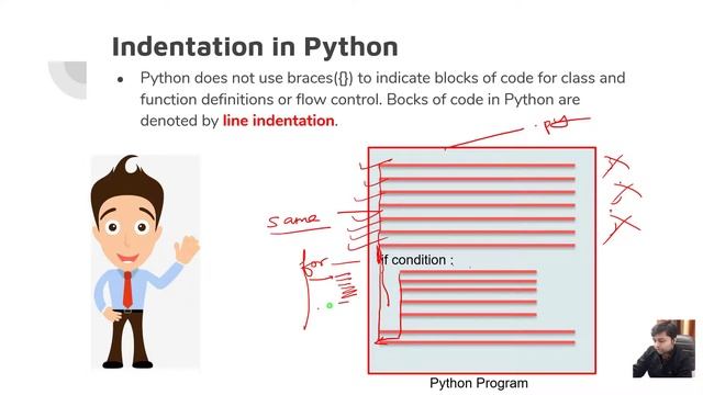 Indentation in Python | Python Indentation in Hindi |  Python  Tutorial #16