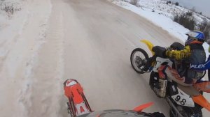 Мотокросс с коляской в Чехове 18 февраля 2023