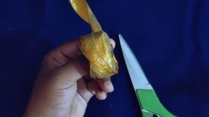 Golden gota ribbon pagdi and base for laddu gopal | daily wear