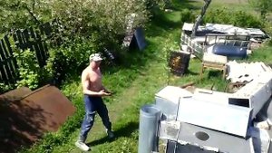 безоборотное метание ножа