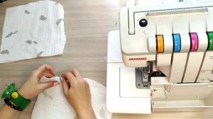 ✂️??Шью муслиновое детское полотенце.