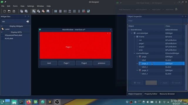 Python Animate QStackedWidget SLIDE FADE ANIMATION | PYQT PYSIDE QT DESIGN | MODERN UI GUI