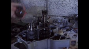 настройка- сборка коробки передач двигателя, копии minarelli am6 от мопеда stels trigger