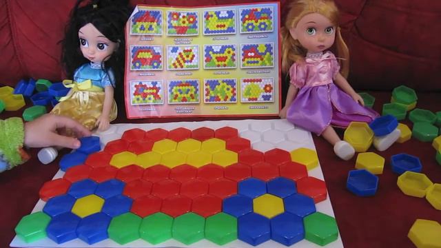 Собираем детскую мозаику  Мозаика для детей Collect children's mosaic  Mosaic for children