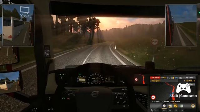 Euro Truck Simulator 2, Beta 1.30, truck Volvo FH16 смотреть онлайн