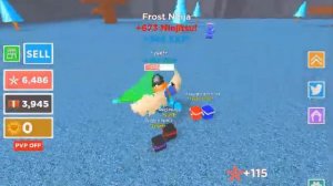 Продолжаем играть за ниндзя! Roblox ninja masters