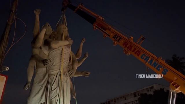 45 fts Eco-Friendly Durga Mata Lifting 2022 | Aagman | Gulab Srinivas | #durgamataaagman #durgamaa смотреть онлайн