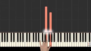 How To Play "Clair de Lune" by Debussy - Easy Piano  (Synthesia) [Piano Tutorial] [HD]
