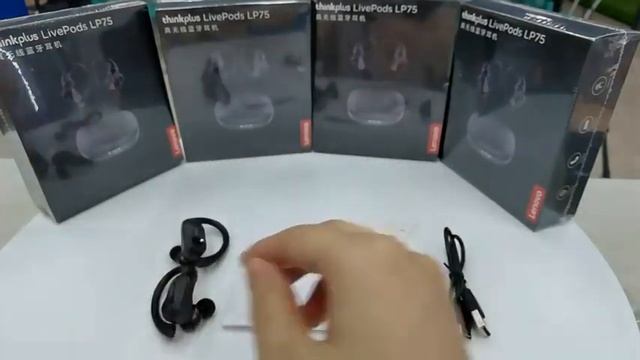 Беспроводные наушники Lenovo LP75 смотреть онлайн