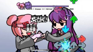 Friday Night Funkin' Tug O War but Natsuki & Yuri Sings It (FNF Mod/Hard)