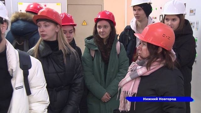 Специалисты «Теплоэнерго» провели для студентов экскурсию в стенах Нагорной теплоцентрали