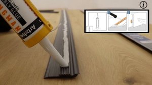 Arbiton Sockelleiste - VIGO 60 ANTRACITE