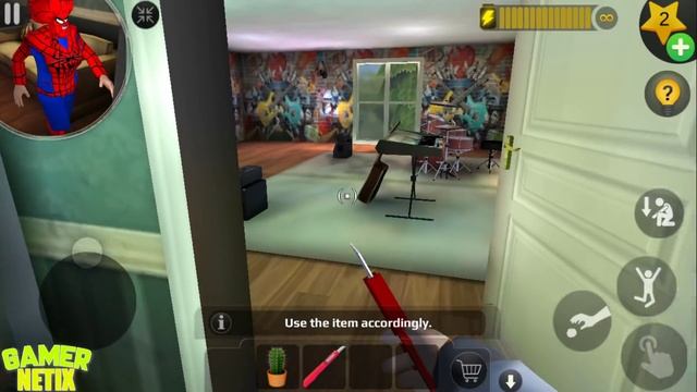 Scary Robber Home Clash VS Scary Teacher 3D - Spiderman & Venom Mod - Miss T VS Robbers смотреть онлайн