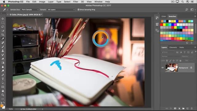 Choose a color | Use color 3 | Photoshop смотреть онлайн