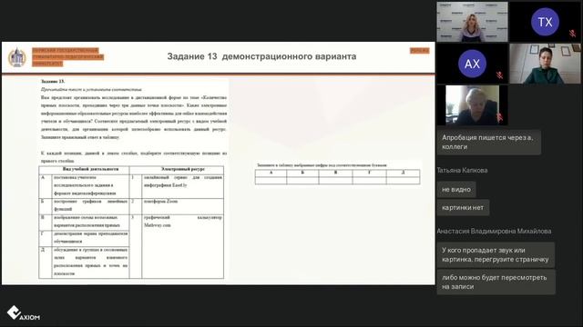 Диагностическая работа для учителей математики (задания части 3) смотреть онлайн