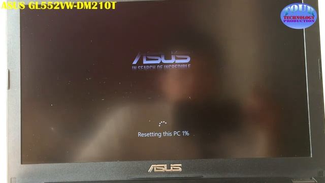ASUS GL552VW-DM210T Gaming | i7 2.60GHz | 8GB | SSD128GB+HDD1TB | Resetting Windows 10 Home 64-bit смотреть онлайн