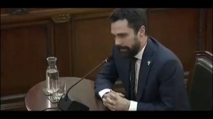 2019-03-04 RESUM Declaració de Roger Torrent al Tribunal Suprem espanyol