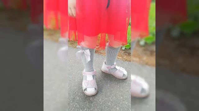 Хлопковые гольфы с большим бантом для девочек, детские гольфы, не скользящие носки принцессы, осенн смотреть онлайн