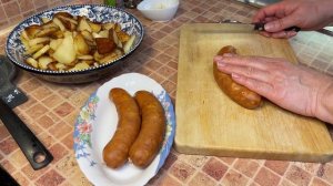 Жаренная Картошка с Колбасками, Как Правильно Пожарить Картошку по-Охотничьи на Сковороде.