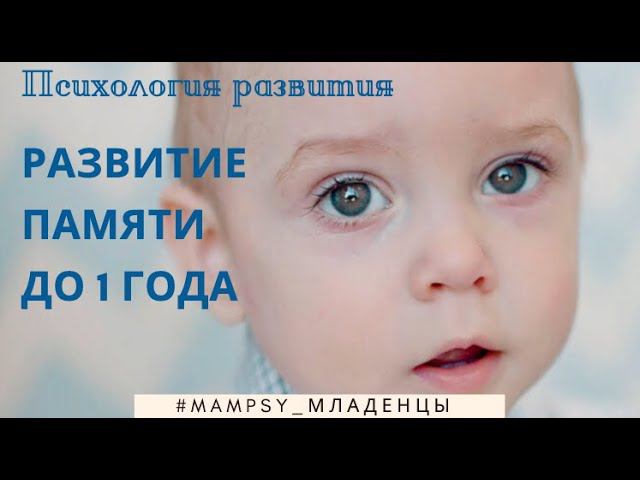 Психологическое развитие ребенка. Дети до года. Развитие памяти у младенцев от 1 мес до 1 года жизни
