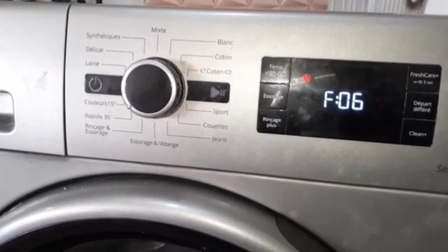 حل عطل F06 فى الغسالات الديجيتال ويربوول Whirlpool شاهد السبب?
