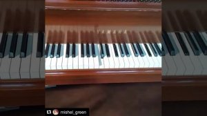 Рояль Yamaha , играет без рук, игра на пианино, призрак