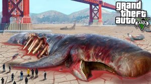 ЦУНАМИ И МЕГАЛОДОН НАПАЛИ НА ЧЕЛОВЕКА ПАУКА В ГТА 5 МОДЫ! ОБЗОР МОДА GTA 5! ГТА 5 MODS ИГРЫ